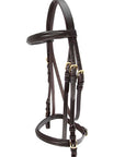 Pinehurst Round Raised Snaffle Bridle