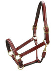 Triple-Stitched Leather Halter