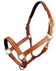 Triple-Stitched Leather Halter