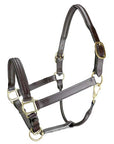 Triple-Stitched Leather Halter