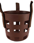 Brown Rubber Grazing Muzzle