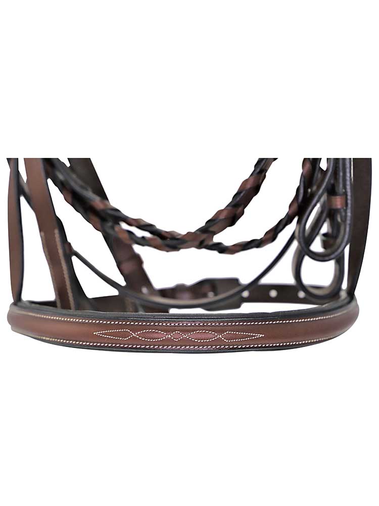 Royal Liverpool Round Raised Hunter Bridle