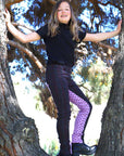 Kid's Iris Mixed Print Pull-On Breeches