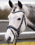 Quail Hollow Round Raised Snaffle Bridle