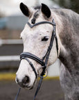 Quail Hollow Round Raised Snaffle Bridle