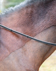 Rubber Lined Leather Reins with Stops