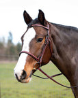 Spanish Bay Round Raised Hunter Bridle