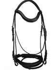 Viper Snakeskin-Embossed Monocrown Bridle