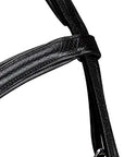 Viper Snakeskin-Embossed Monocrown Bridle