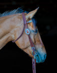 Western Browband Bridle with White Accents 