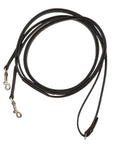 Leather Draw Reins with Snap Hooks and Girth Loop