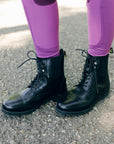 Lace-Up Leather Paddock Boots