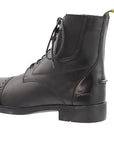 Lace Up Black Leather Paddock Boots