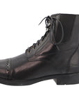 Lace Up Black Leather Paddock Boots