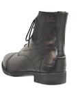 Lace Up Black Leather Paddock Boots