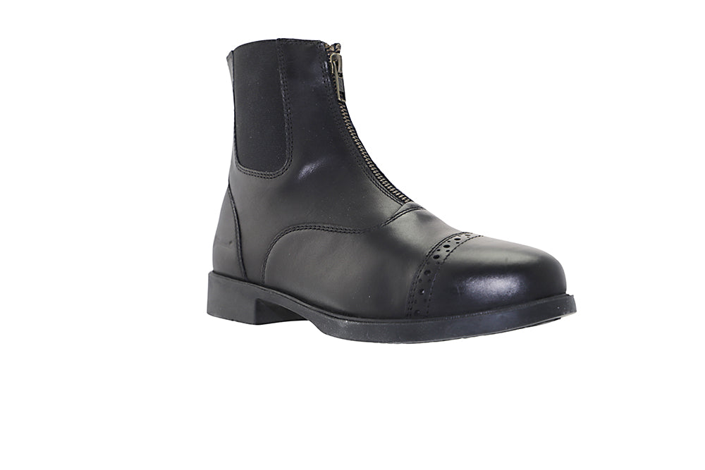 Women's Zip Up Leather Paddock Boots